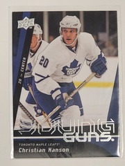 2009-10 Upper Deck Series 1 Young Guns Christian Hanson #246 Maple Leafs